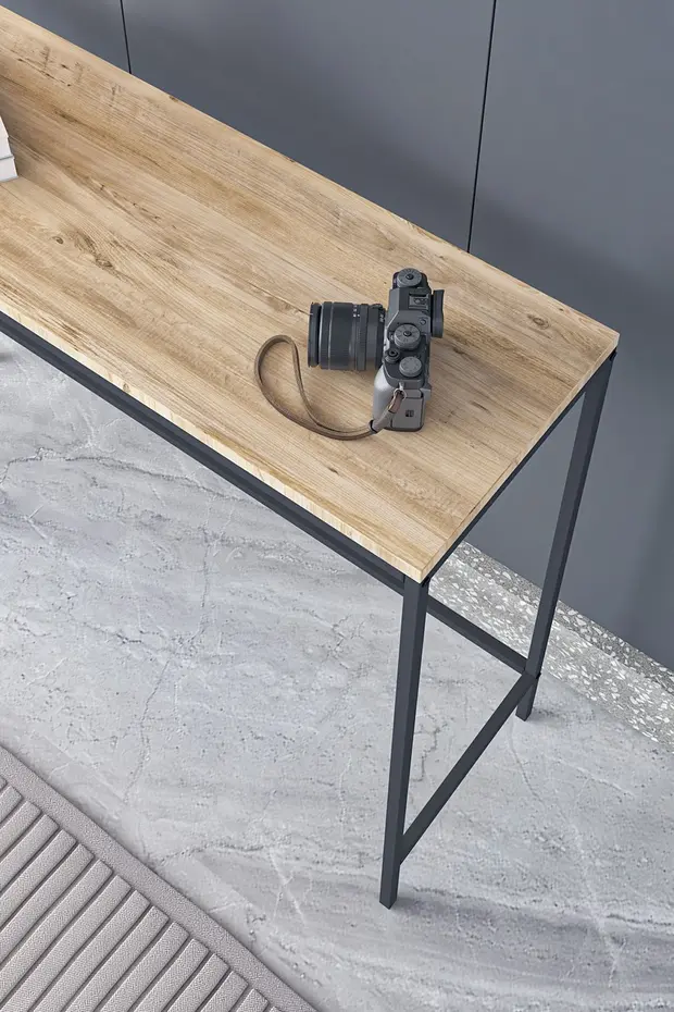 Canvas Meşe Metal Dresuar